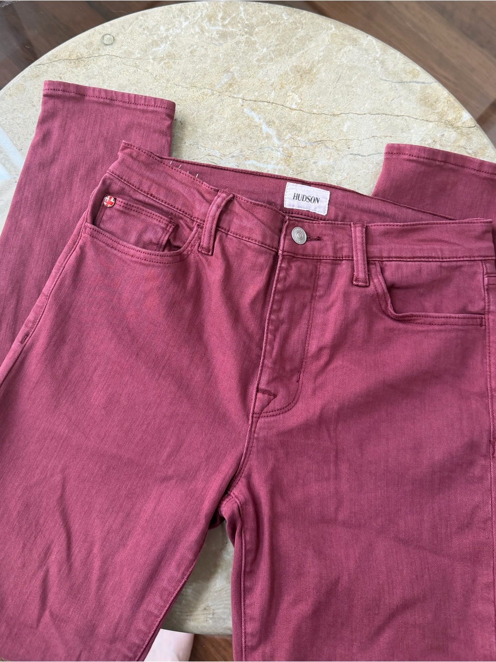 Hudson “Blair” High Waist Skinny Ankle Denim